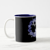 Happy Hanukkah Blue Wreath & Star Coffee/Tea Mok (Links)