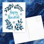 Happy Hanukkah Botanische Waterverf Feestdagenkaart<br><div class="desc">Zoete tekening om iemand gelukkig te wensen hanukkah! Klik op "bewerken met ontwerpgereedschap" om uw eigen tekst toe te voegen. Ook beschikbaar als wenskaart of digitale download om direct te verzenden via e-mail of sms. Check mijn shop voor meer of laat me weten of je iets op maat wilt! Ik...</div>