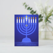 Happy Hanukkah Briefkaart (Staand voorkant)