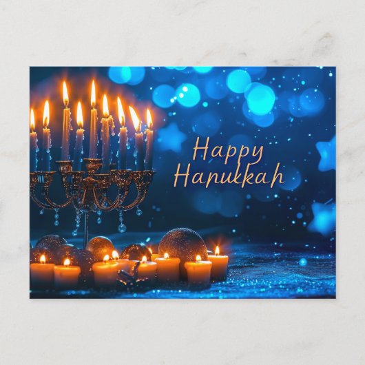 Happy Hanukkah Briefkaart (Voorkant)