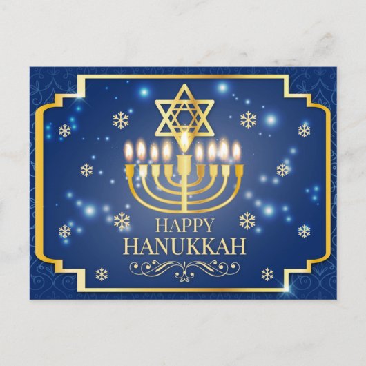 Happy Hanukkah Briefkaart (Voorkant)