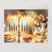 Happy Hanukkah Briefkaart (Voorkant)