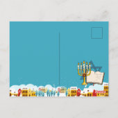 Happy Hanukkah Briefkaart (Achterkant)