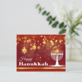 Happy Hanukkah Briefkaart (Staand voorkant)