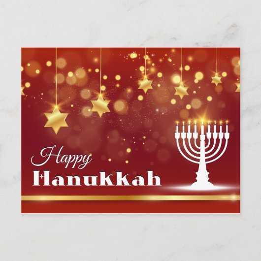 Happy Hanukkah Briefkaart (Voorkant)