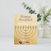Happy Hanukkah Briefkaart (Staand voorkant)