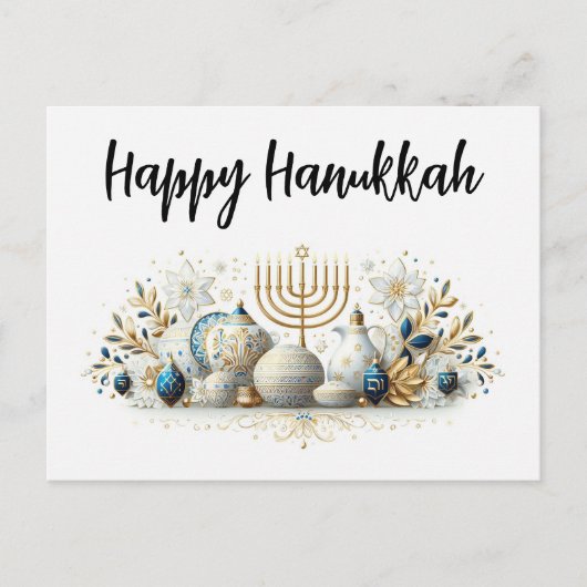 Happy Hanukkah Briefkaart (Voorkant)
