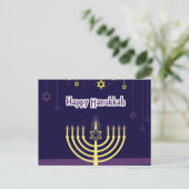 Happy Hanukkah Briefkaart (Staand voorkant)
