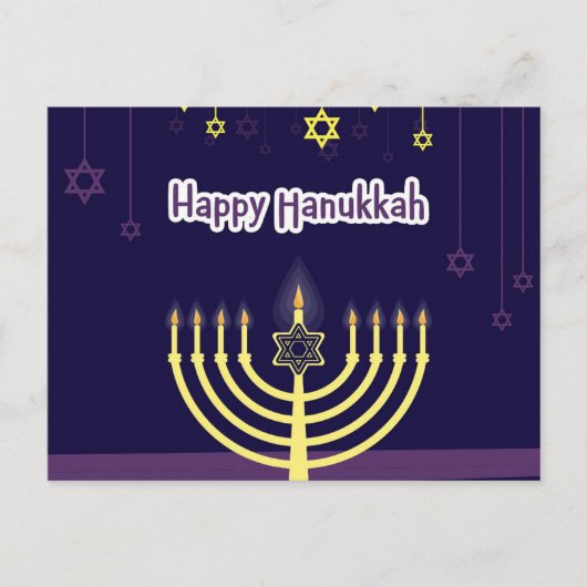 Happy Hanukkah Briefkaart (Voorkant)
