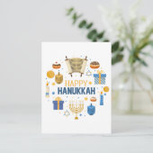 Happy Hanukkah Briefkaart (Staand voorkant)