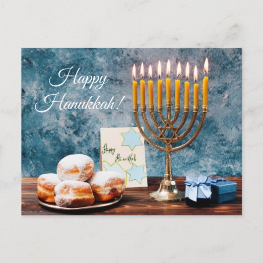 Happy Hanukkah Briefkaart (Voorkant)