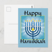 Happy Hanukkah Briefkaart (Voorkant / Achterkant)