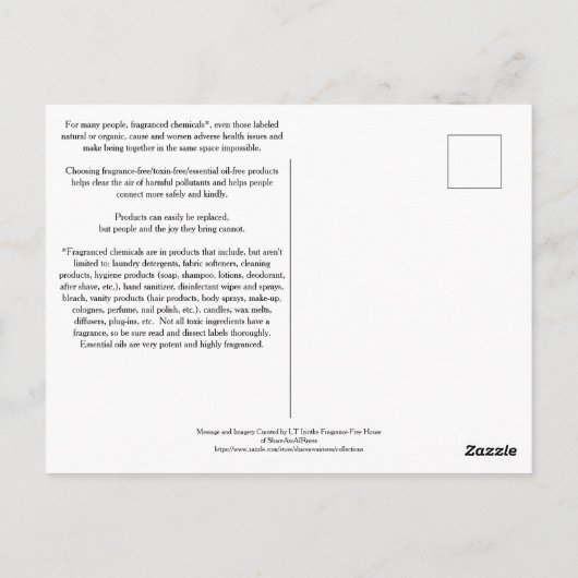 Happy Hanukkah! Briefkaart (Achterkant)