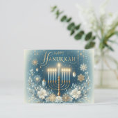 Happy Hanukkah Briefkaart (Staand voorkant)
