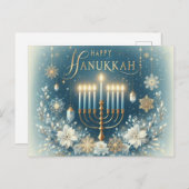Happy Hanukkah Briefkaart (Voorkant / Achterkant)