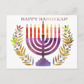 Happy Hanukkah Briefkaart (Voorkant)