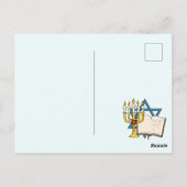 Happy Hanukkah Briefkaart (Achterkant)