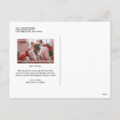 Happy Hanukkah Brush Lettering Overlay Foto Feestdagenkaart (Achterkant)