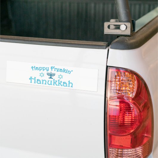 happy hanukkah bumpersticker (Op Truck)