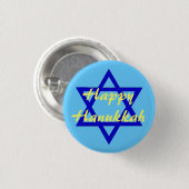 Happy Hanukkah-Button Ronde Button 3,2 Cm (Voorkant /achterkant)