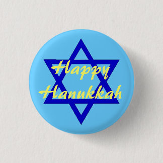 Happy Hanukkah-Button Ronde Button 3,2 Cm