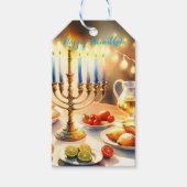 Happy Hanukkah Cadeaulabel (Voorkant)