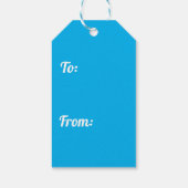 Happy Hanukkah Cadeaulabel (Achterkant)