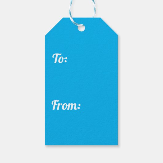 Happy Hanukkah Cadeaulabel (Achterkant)