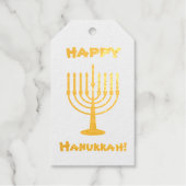 Happy Hanukkah Cadeaulabels (Voorkant)
