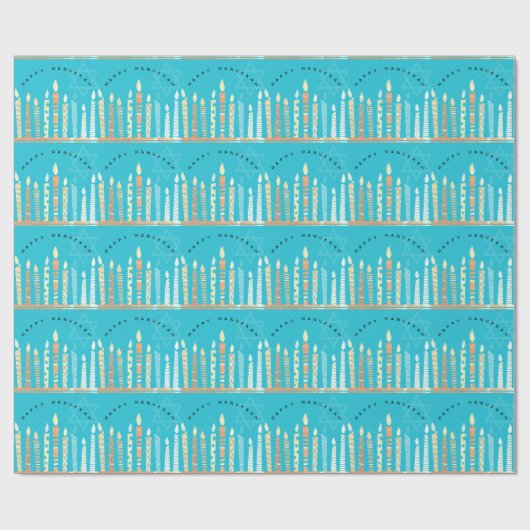 Happy Hanukkah Cadeaupapier (Vlak)