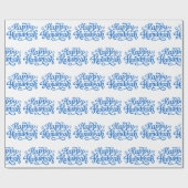 Happy Hanukkah Cadeaupapier (Vlak)