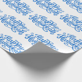 Happy Hanukkah Cadeaupapier (Hoek)