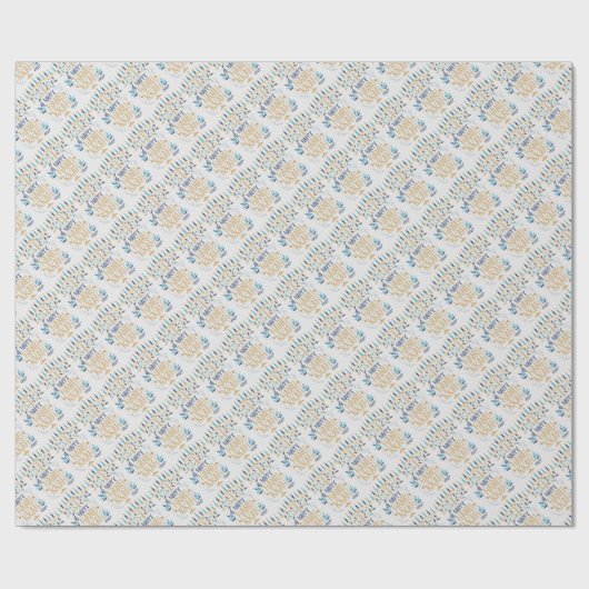 Happy Hanukkah Cadeaupapier (Vlak)