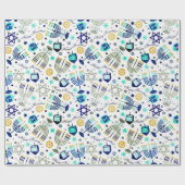 Happy Hanukkah Cadeaupapier (Vlak)