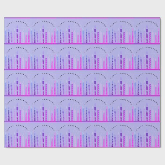 Happy Hanukkah Cadeaupapier (Vlak)