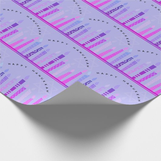 Happy Hanukkah Cadeaupapier (Hoek)