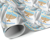 Happy Hanukkah Cadeaupapier (Rol Hoek)