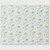 Happy Hanukkah Cadeaupapier (Vlak)