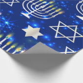 Happy Hanukkah Cadeaupapier (Hoek)