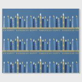 Happy Hanukkah Cadeaupapier (Vlak)