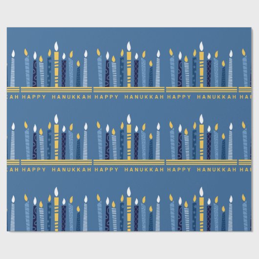 Happy Hanukkah Cadeaupapier (Vlak)