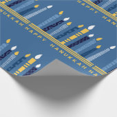 Happy Hanukkah Cadeaupapier (Hoek)
