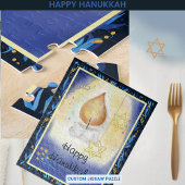 Happy Hanukkah Candle Light Legpuzzel