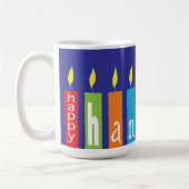 Happy Hanukkah Candles Mok (Links)