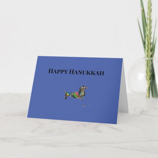 Happy Hanukkah Card Bedankkaart (Voorkant)