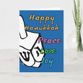 Happy Hanukkah Card Kaart (Voorkant)
