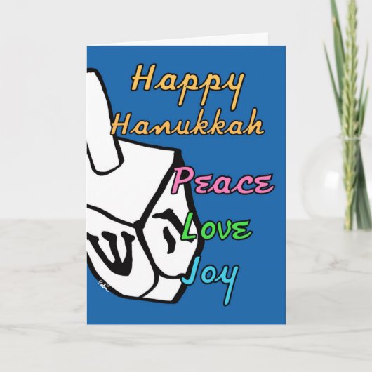 Happy Hanukkah Card Kaart (Voorkant)