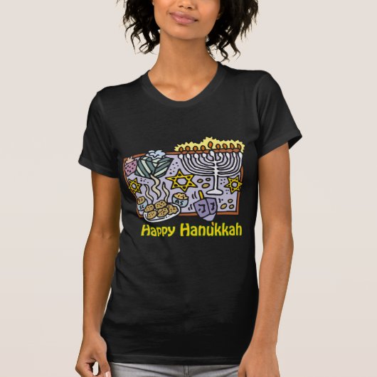 Happy Hanukkah Celebration T-shirt (Voorkant)