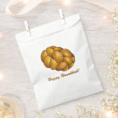 Happy Hanukkah Chanukah Challah Bread Loaf Bedankzakje (Geknipt)