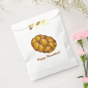 Happy Hanukkah Chanukah Challah Bread Loaf Bedankzakje